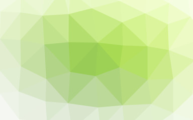 Light Green vector low poly texture.