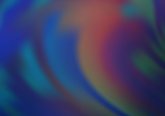 Dark BLUE vector abstract bright template.