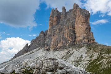 Fototapeta na wymiar Le Tre Cime di Lavaredo - Dolomiti, Italia