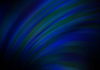 Fototapeta premium Dark BLUE vector pattern with lamp shapes.