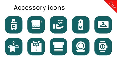 accessory icon set