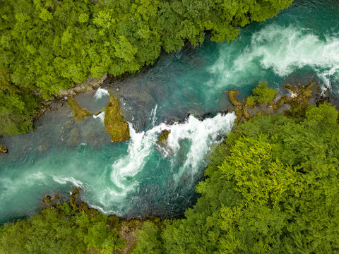 Strbacki buk (Štrbački buk) waterfall is a 25 m high waterfall on the Una River. It is greatest waterfall in Bosnia and Herzegovina.