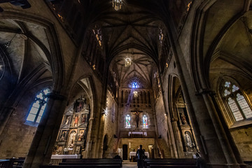 Fototapeta premium interior of catholic church