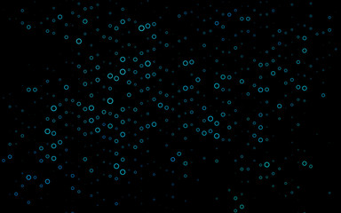 Light BLUE vector template with circles.