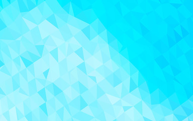 Light BLUE vector abstract mosaic background.