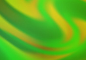 Light Green vector glossy bokeh pattern.