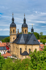 Fototapeta na wymiar Basilica of Goessweinstein in Upper Franconia, Bavaria in Germany