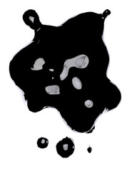 Abstract black and white liquid background.It can be used for print and web design