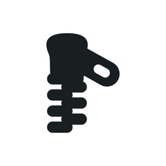 zip fastener vector icon