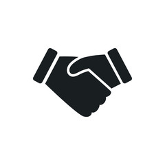 handshake vector icon