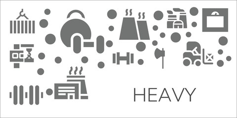 heavy icon set