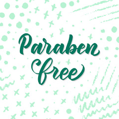 Organic skin care phrase concept banner. Natural cosmetic slogan for presentation or website. Isolated lettering typography product ide. Vector