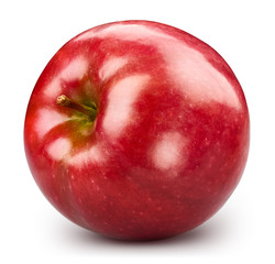 Red apple isolated on white