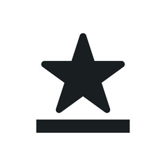 star label vector icon