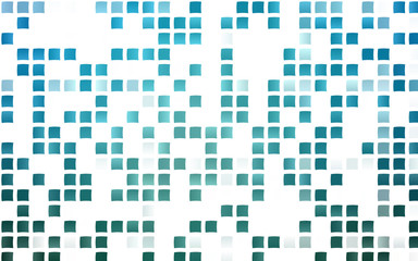 Light BLUE vector backdrop with rectangles, squares.