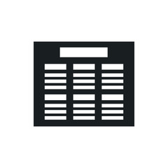 schedule vector icon