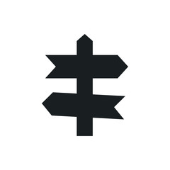 signpost vector icon
