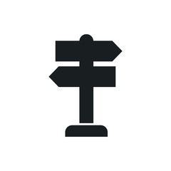 Obraz premium signpost vector icon