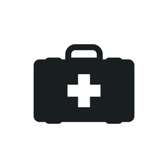 first aid kit vector icon