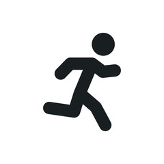 run vector icon