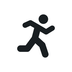 run vector icon