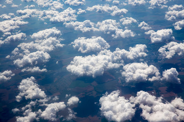 The sky above the clouds