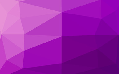 Obraz premium Light Purple vector polygon abstract layout.