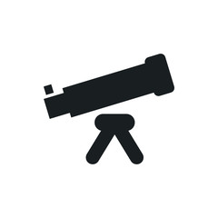 telescope vector icon