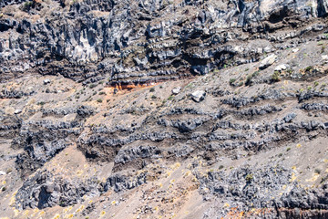 Geological volcanic landscape of La Palma, Canary Islands, Spain