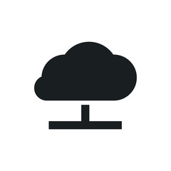 cloud network vector icon