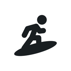 surfing vector icon