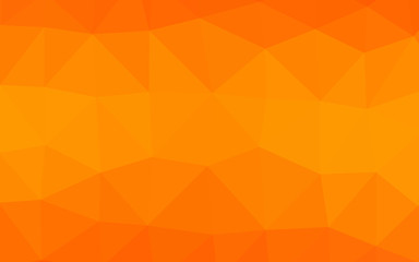 Light Orange vector polygon abstract layout.