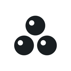cannonballs vector icon