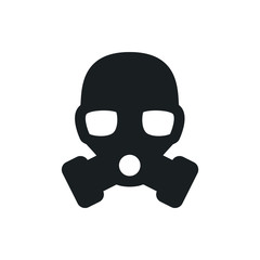 gas mask vector icon
