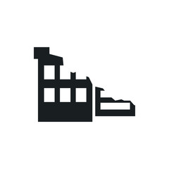 Fototapeta premium ruin vector icon