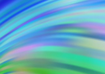 Obraz premium Light Blue, Green vector background with lamp shapes.