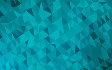 Fototapeta na wymiar Light BLUE vector triangle mosaic texture.