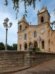 Fototapeta na wymiar View of Sanctuary in Gibilmanna