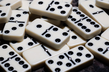 Time Clock domino stones minutes hours day