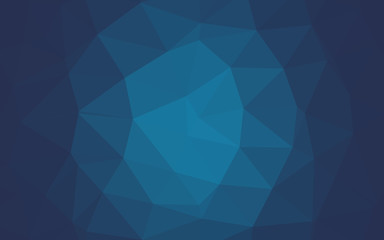 Obraz premium Dark BLUE vector low poly layout.