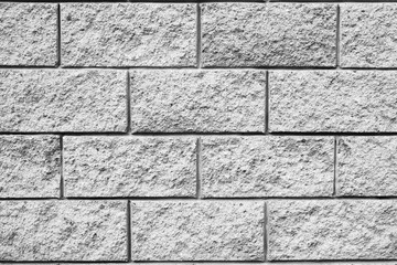Brick wall, black and white photo