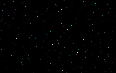 Dark BLUE vector texture with beautiful stars.