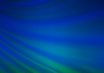 Dark BLUE vector blurred shine abstract pattern.