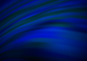 Dark BLUE vector background with lamp shapes.