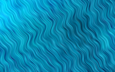 Light BLUE vector background with lava shapes.