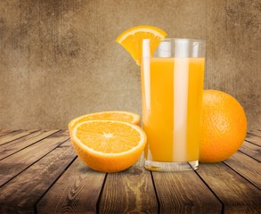 Close-up of fresh drinks isolated on white