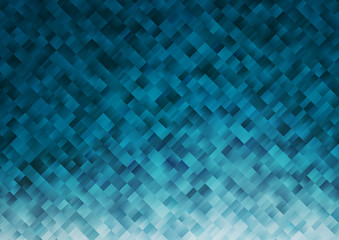 Light BLUE vector cover in polygonal style.
