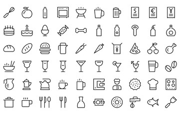 Holiday & Camping Line Icons