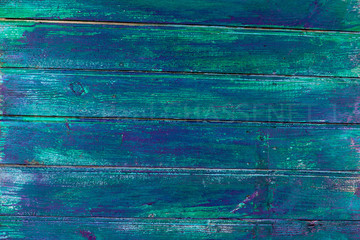 Old blue-green surface, fence or guard the background