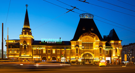 Fototapeta na wymiar Moscow Yaroslavsky railway station